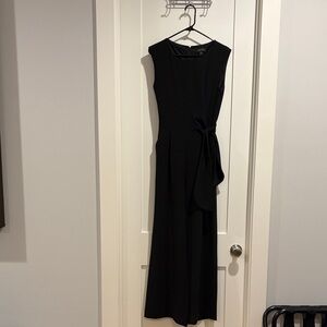 Tahari Black Wide Leg Jumpsuit